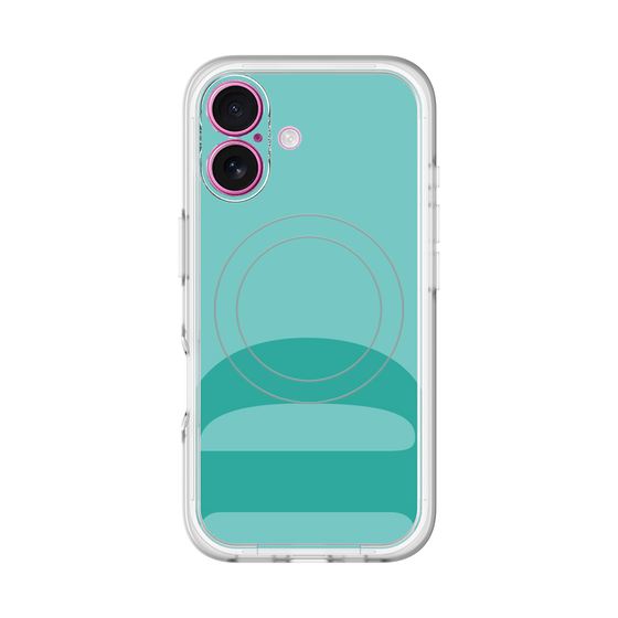スリムプロテクションプレミアムケース with MagSafe［ オリジナル - initial color - D light green ］