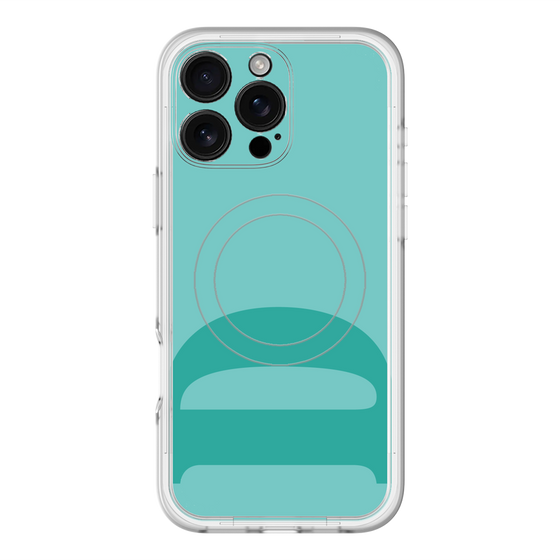 スリムプロテクションプレミアムケース with MagSafe［ オリジナル - initial color - D light green ］