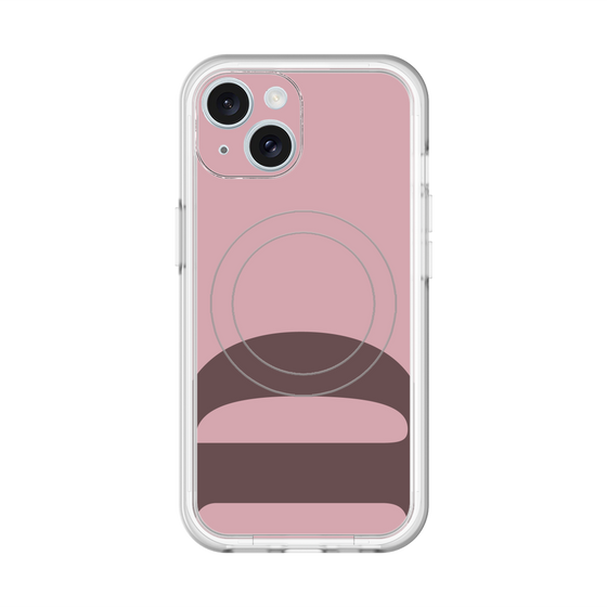スリムプロテクションプレミアムケース with MagSafe［ オリジナル - initial color - D dusty pink ］