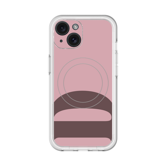 スリムプロテクションプレミアムケース with MagSafe［ オリジナル - initial color - D dusty pink ］