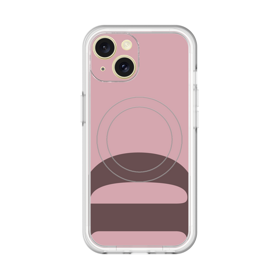 スリムプロテクションプレミアムケース with MagSafe［ オリジナル - initial color - D dusty pink ］