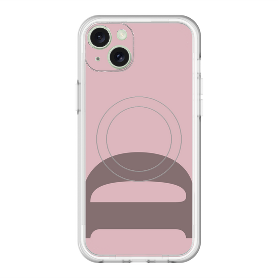 スリムプロテクションプレミアムケース with MagSafe［ オリジナル - initial color - D dusty pink ］