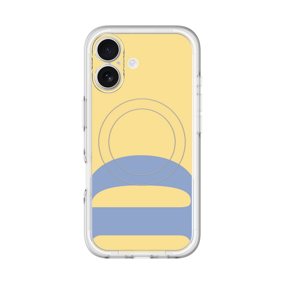 スリムプロテクションプレミアムケース with MagSafe［ オリジナル - initial color - D yellow ］