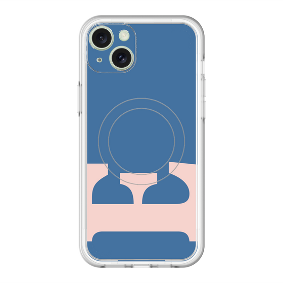 スリムプロテクションプレミアムケース with MagSafe［ オリジナル - initial color - E navy ］