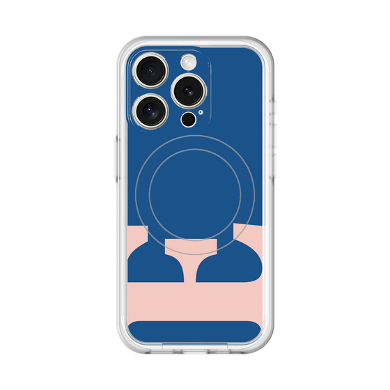 スリムプロテクションプレミアムケース with MagSafe［ オリジナル - initial color - E navy ］