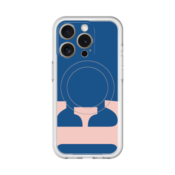 スリムプロテクションプレミアムケース with MagSafe［ オリジナル - initial color - E navy ］
