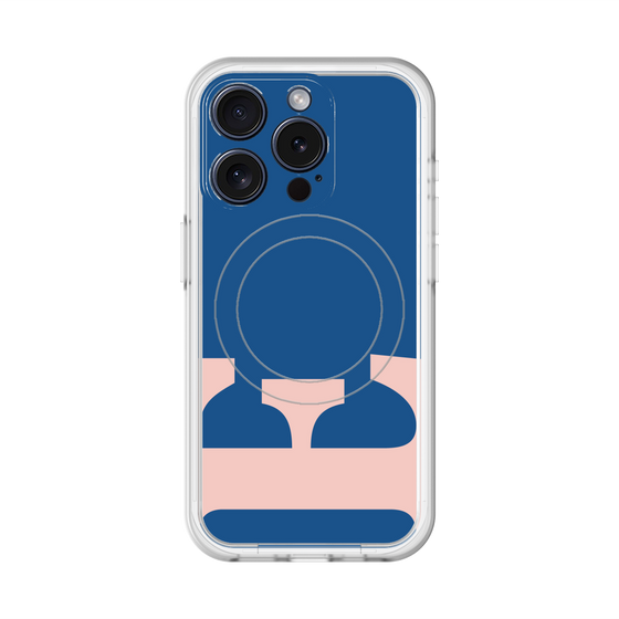 スリムプロテクションプレミアムケース with MagSafe［ オリジナル - initial color - E navy ］