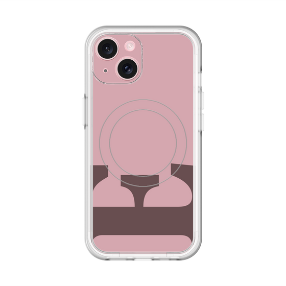 スリムプロテクションプレミアムケース with MagSafe［ オリジナル - initial color - E dusty pink ］