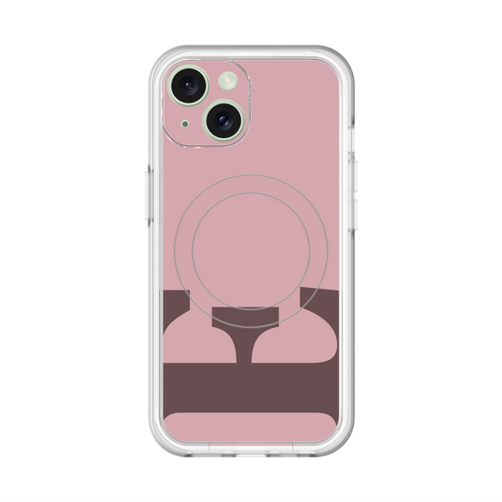 スリムプロテクションプレミアムケース with MagSafe［ オリジナル - initial color - E dusty pink ］