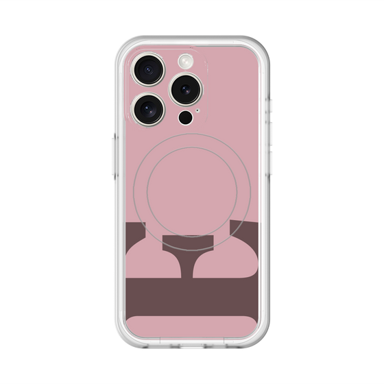 スリムプロテクションプレミアムケース with MagSafe［ オリジナル - initial color - E dusty pink ］