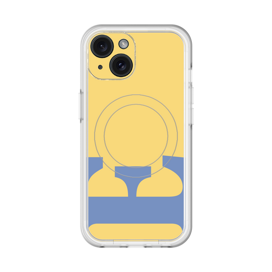 スリムプロテクションプレミアムケース with MagSafe［ オリジナル - initial color - E yellow ］