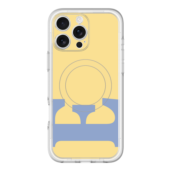 スリムプロテクションプレミアムケース with MagSafe［ オリジナル - initial color - E yellow ］