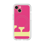 スリムプロテクションプレミアムケース with MagSafe［ オリジナル - initial color - F pink ］
