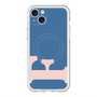 スリムプロテクションプレミアムケース with MagSafe［ オリジナル - initial color - F navy ］