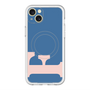スリムプロテクションプレミアムケース with MagSafe［ オリジナル - initial color - F navy ］