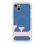 スリムプロテクションプレミアムケース with MagSafe［ オリジナル - initial color - F navy ］