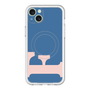 スリムプロテクションプレミアムケース with MagSafe［ オリジナル - initial color - F navy ］