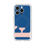 スリムプロテクションプレミアムケース with MagSafe［ オリジナル - initial color - F navy ］