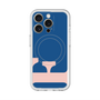 スリムプロテクションプレミアムケース with MagSafe［ オリジナル - initial color - F navy ］