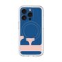 スリムプロテクションプレミアムケース with MagSafe［ オリジナル - initial color - F navy ］
