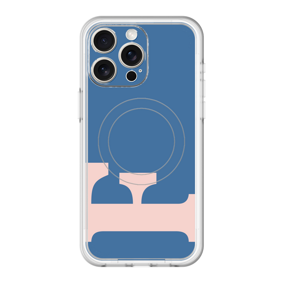 スリムプロテクションプレミアムケース with MagSafe［ オリジナル - initial color - F navy ］