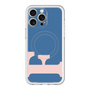 スリムプロテクションプレミアムケース with MagSafe［ オリジナル - initial color - F navy ］
