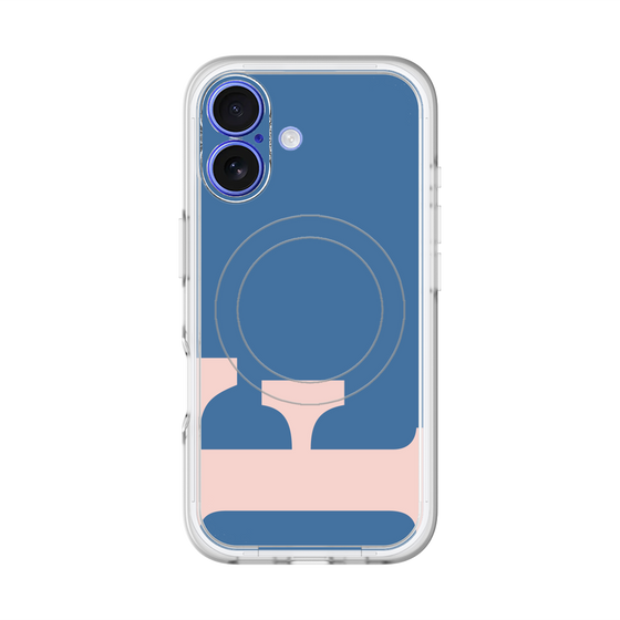 スリムプロテクションプレミアムケース with MagSafe［ オリジナル - initial color - F navy ］