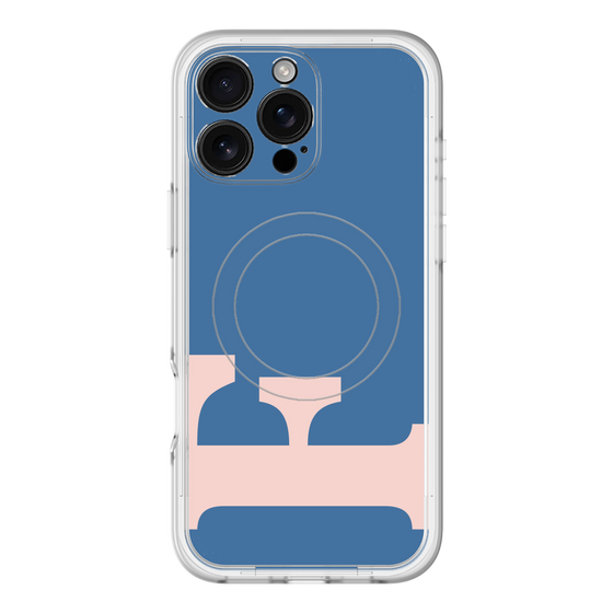 スリムプロテクションプレミアムケース with MagSafe［ オリジナル - initial color - F navy ］