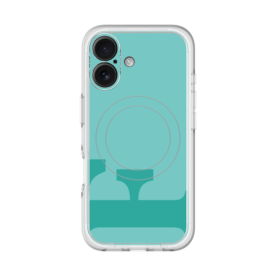 スリムプロテクションプレミアムケース with MagSafe［ オリジナル - initial color - F light green ］