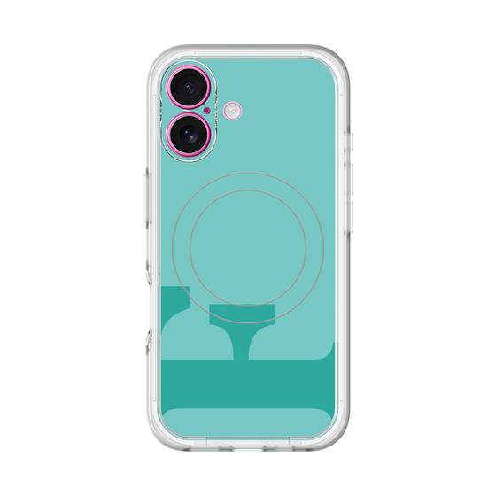 スリムプロテクションプレミアムケース with MagSafe［ オリジナル - initial color - F light green ］