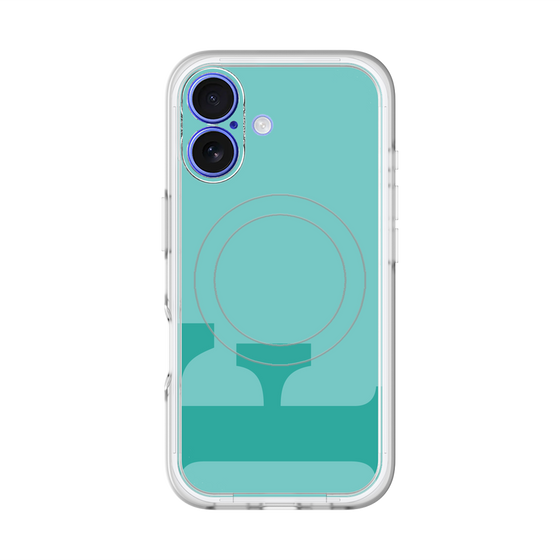 スリムプロテクションプレミアムケース with MagSafe［ オリジナル - initial color - F light green ］