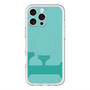 スリムプロテクションプレミアムケース with MagSafe［ オリジナル - initial color - F light green ］