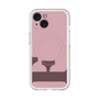 スリムプロテクションプレミアムケース with MagSafe［ オリジナル - initial color - F dusty pink ］