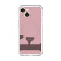 スリムプロテクションプレミアムケース with MagSafe［ オリジナル - initial color - F dusty pink ］