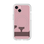スリムプロテクションプレミアムケース with MagSafe［ オリジナル - initial color - F dusty pink ］