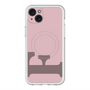 スリムプロテクションプレミアムケース with MagSafe［ オリジナル - initial color - F dusty pink ］