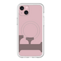 スリムプロテクションプレミアムケース with MagSafe［ オリジナル - initial color - F dusty pink ］