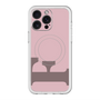 スリムプロテクションプレミアムケース with MagSafe［ オリジナル - initial color - F dusty pink ］