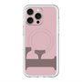 スリムプロテクションプレミアムケース with MagSafe［ オリジナル - initial color - F dusty pink ］
