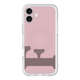 スリムプロテクションプレミアムケース with MagSafe［ オリジナル - initial color - F dusty pink ］