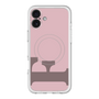 スリムプロテクションプレミアムケース with MagSafe［ オリジナル - initial color - F dusty pink ］
