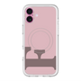 スリムプロテクションプレミアムケース with MagSafe［ オリジナル - initial color - F dusty pink ］