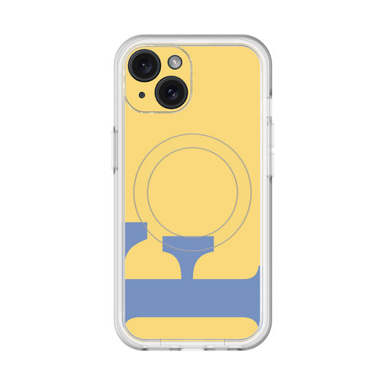スリムプロテクションプレミアムケース with MagSafe［ オリジナル - initial color - F yellow ］