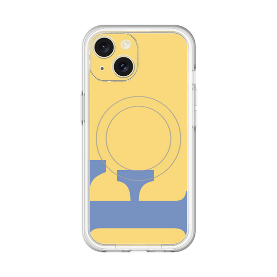 スリムプロテクションプレミアムケース with MagSafe［ オリジナル - initial color - F yellow ］
