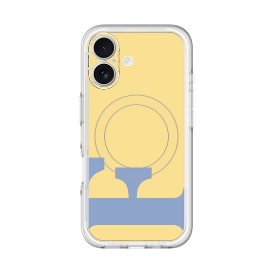スリムプロテクションプレミアムケース with MagSafe［ オリジナル - initial color - F yellow ］