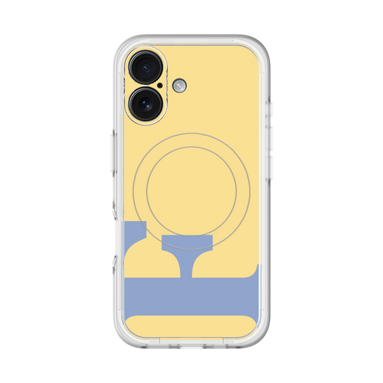 スリムプロテクションプレミアムケース with MagSafe［ オリジナル - initial color - F yellow ］