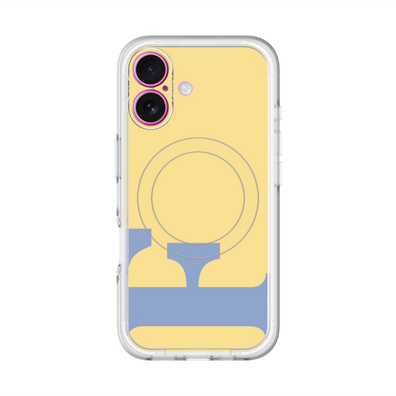 スリムプロテクションプレミアムケース with MagSafe［ オリジナル - initial color - F yellow ］