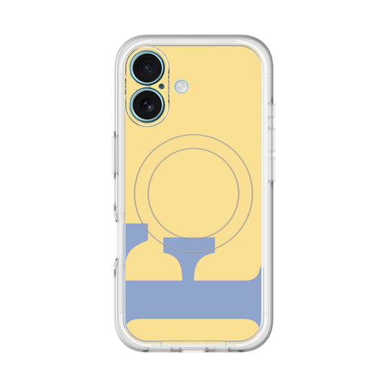 スリムプロテクションプレミアムケース with MagSafe［ オリジナル - initial color - F yellow ］