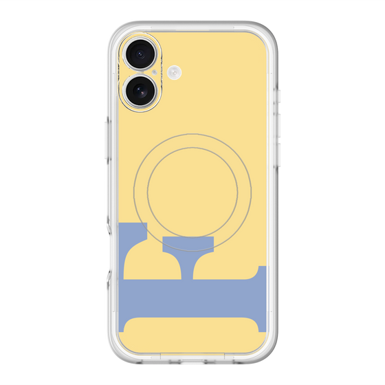 スリムプロテクションプレミアムケース with MagSafe［ オリジナル - initial color - F yellow ］