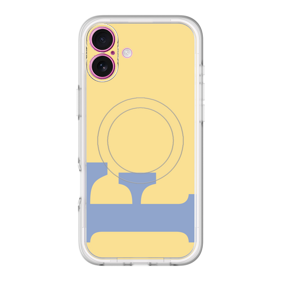 スリムプロテクションプレミアムケース with MagSafe［ オリジナル - initial color - F yellow ］